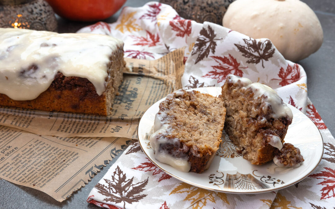 Cinnamon Roll Banana Bread